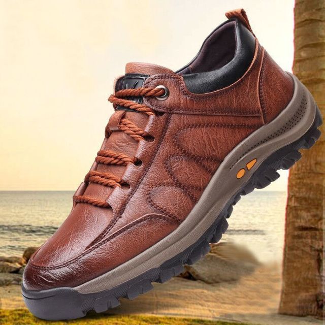 Men's Orthopaedic Leather Trainers