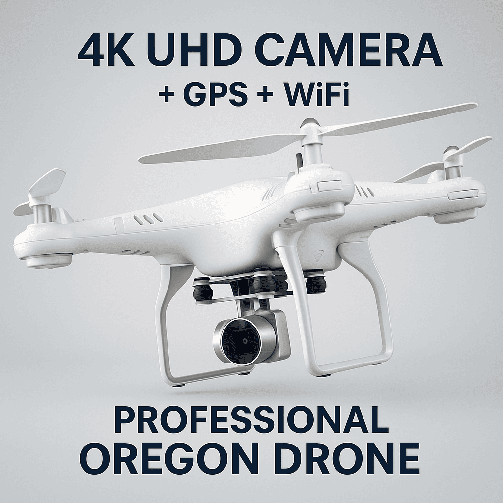 Professional Oregon Drone with 4K Full HD Camera, GPS, Wifi + 9 Free Gifts