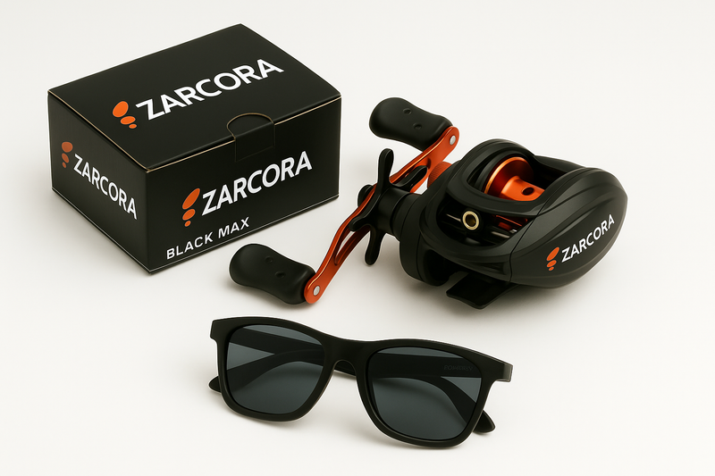 Braxora BLACK MAX3 Reel Anti-Tangle + Free SHIMANO Glasses