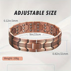 Copper magnetic bracelet——Relieve fatigue and promote blood circulation